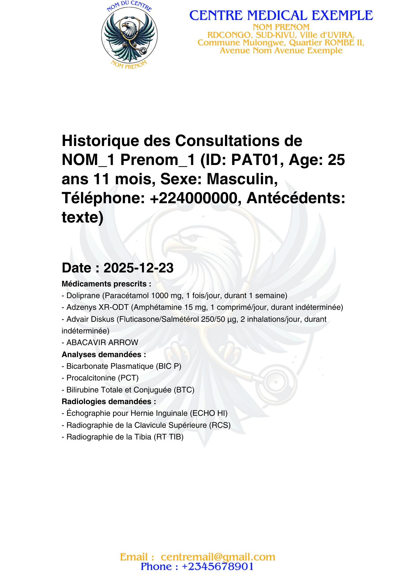 Historique