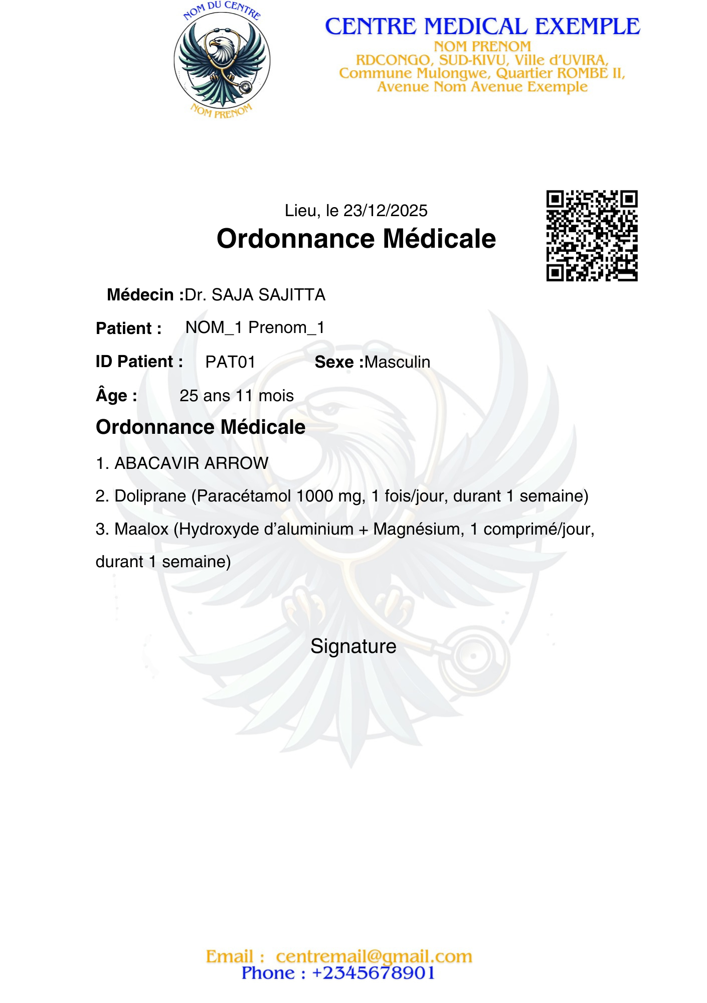 Ordonnance